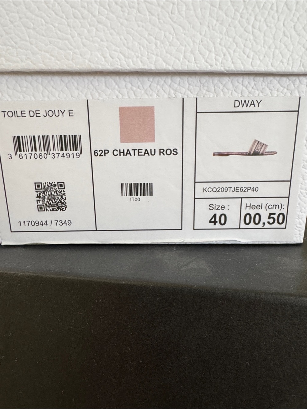 Christian Dior Pink Logo Slide Sandals size 40 - Picture 3 of 3